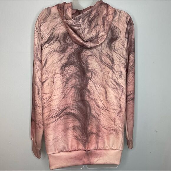 Adult Small Hairy Chest 3D Printed Hoodie - Picture 6 of 10